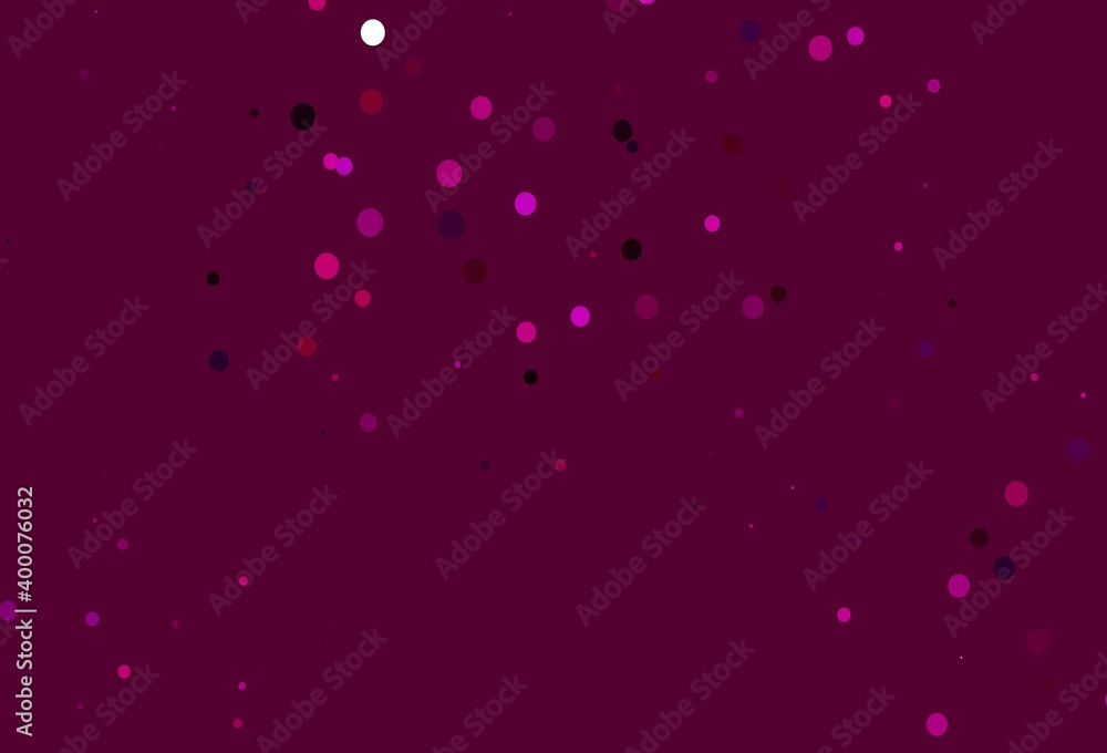 Light Purple vector cover with spots. Light Purple vector cover with spots.