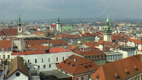Wallpaper Mural High angle view of the City of Brno, Czech Republic. Torontodigital.ca