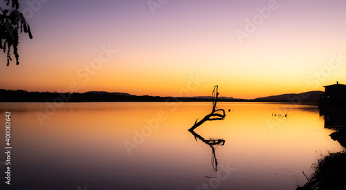 sunset on the river - Australia photo