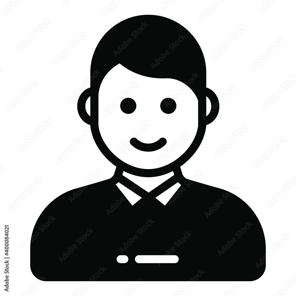 student glyph icon, school and education icon student glyph icon, school and education icon