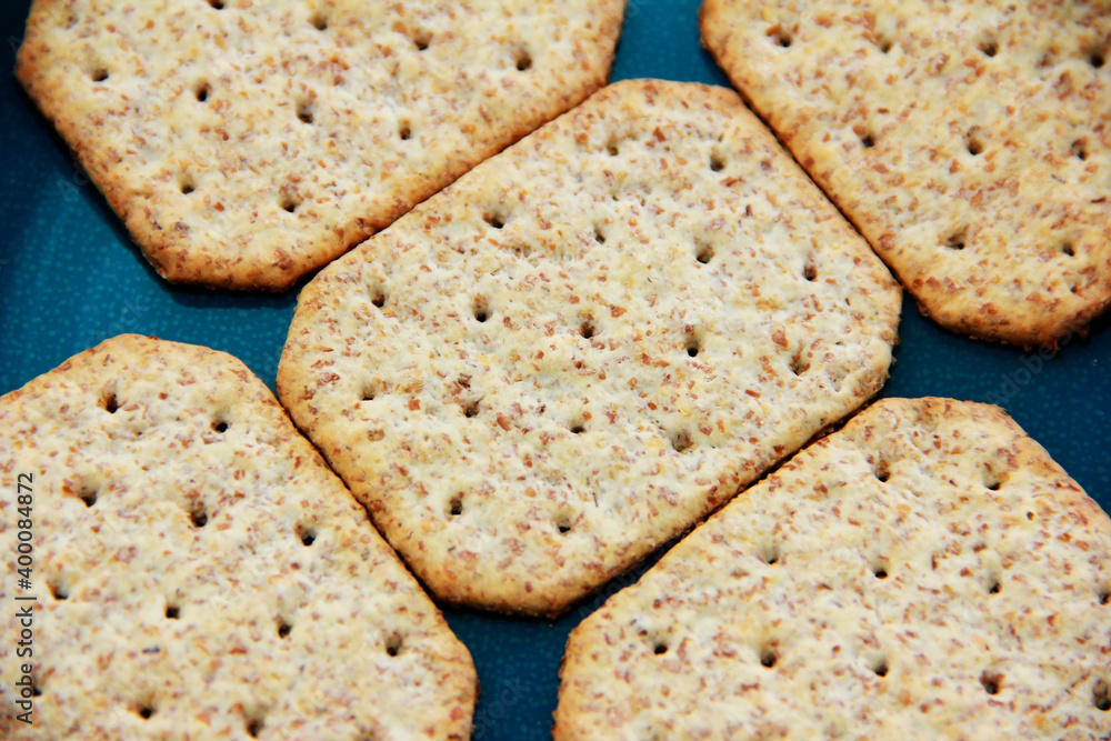 dry diet square cookies on a decorative plate dry diet square cookies on a decorative plate