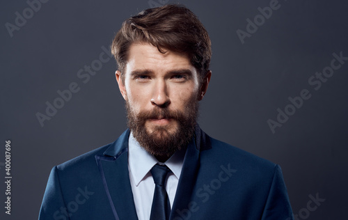 Business man in suit with tie self-confidence professional close-up © SHOTPRIME STUDIO