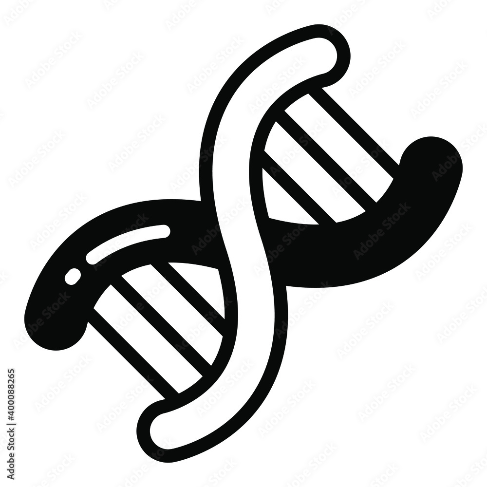 genes glyph icon, school and education icon genes glyph icon, school and education icon