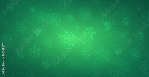 Arrière-plan festif de Noël avec des flocons de neige