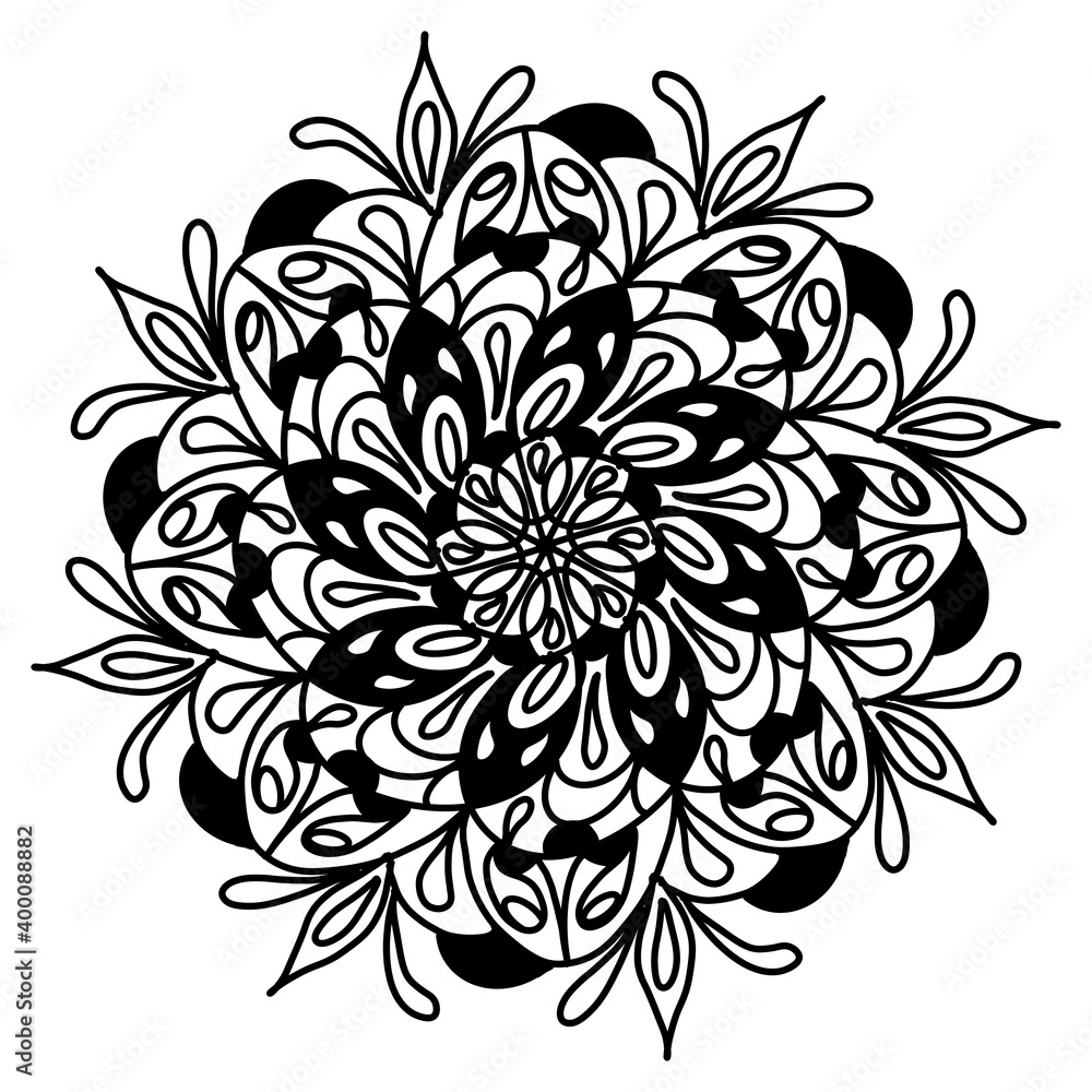 Mandala, flower pattern Mandala, flower pattern