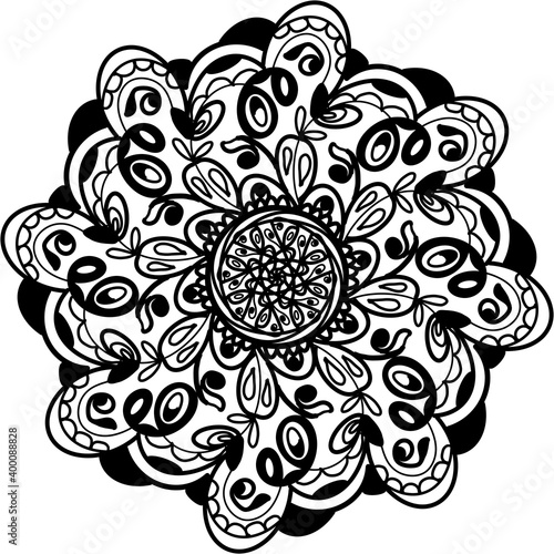 Mandala, flower pattern