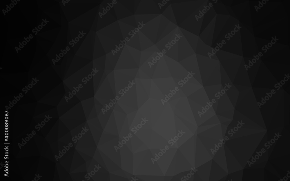 Dark Silver, Gray vector abstract polygonal texture. Dark Silver, Gray vector abstract polygonal texture.