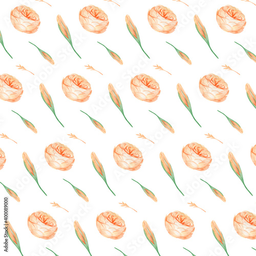 leaf and flower blossom watercolor collection 