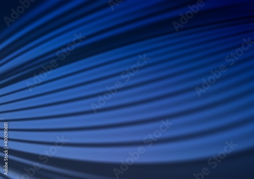 Dark BLUE vector blurred and colored background.