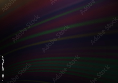 Dark Silver  Gray vector blurred shine abstract background.