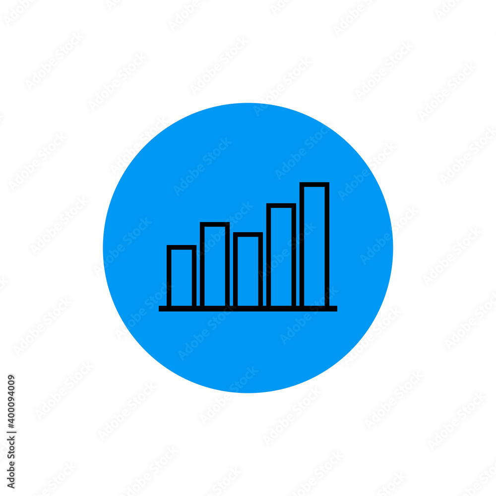 Isolated leves financials digital marketing icon- Vector
