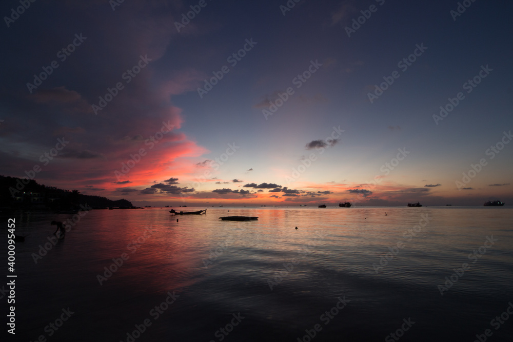 Thailand beach sunset