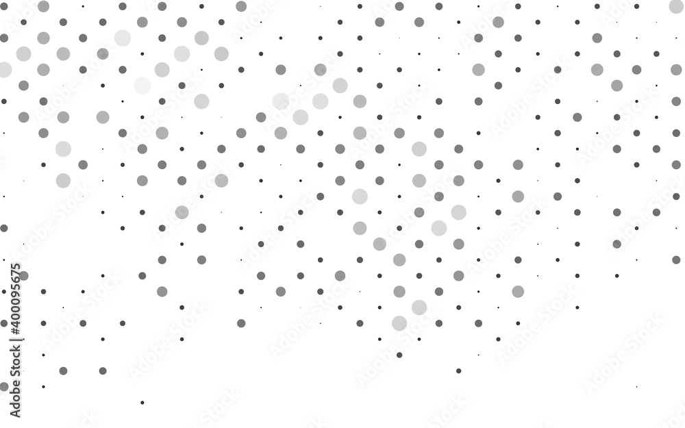Light Silver, Gray vector template with circles.