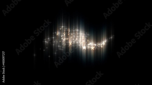 magic fairy star dust animated motion background