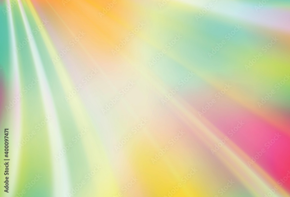 Obraz premium Light Multicolor vector glossy abstract background.