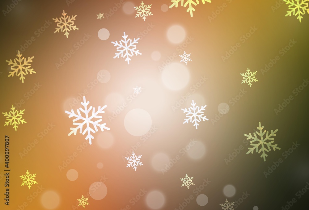 Dark Green, Yellow vector texture in birthday style. Dark Green, Yellow vector texture in birthday style.