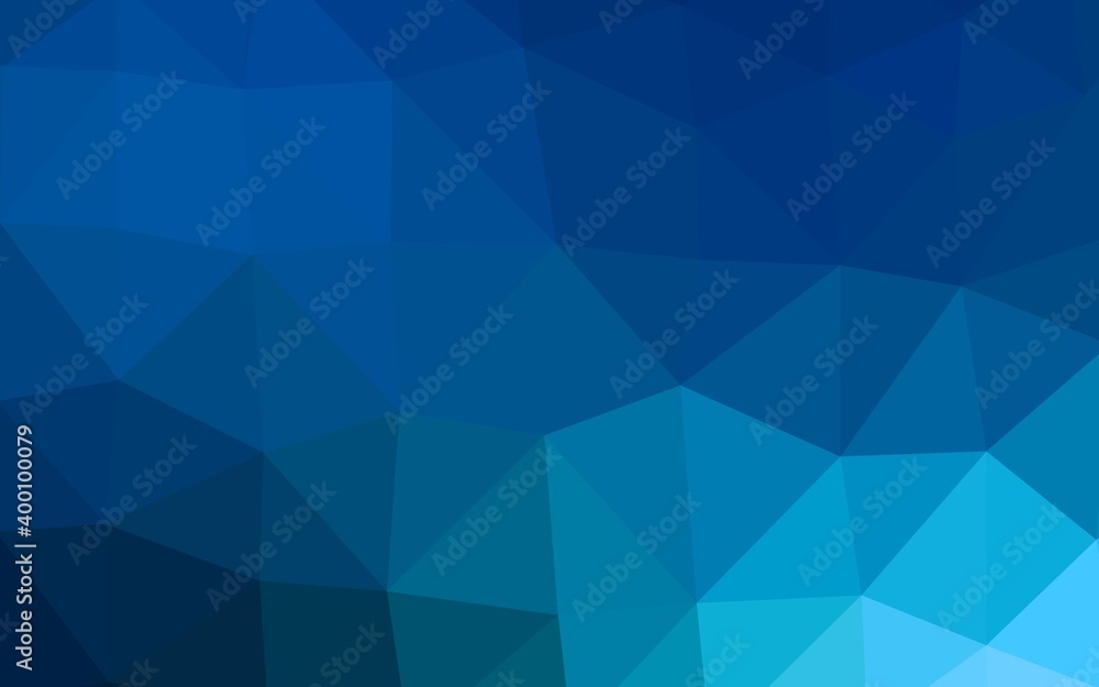Light BLUE vector polygonal background. Light BLUE vector polygonal background.