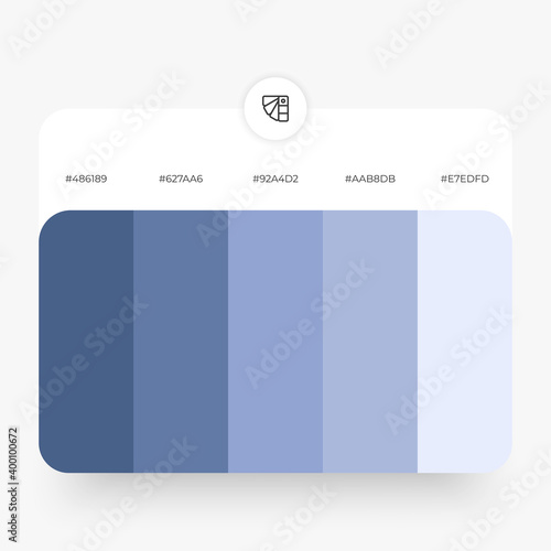 Color palette. Sample flat color palette. Vector illustration eps 10.