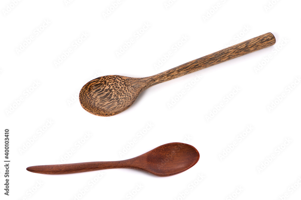 wooden spoon an isolated on white background, clipping path wooden spoon an isolated on white background, clipping path