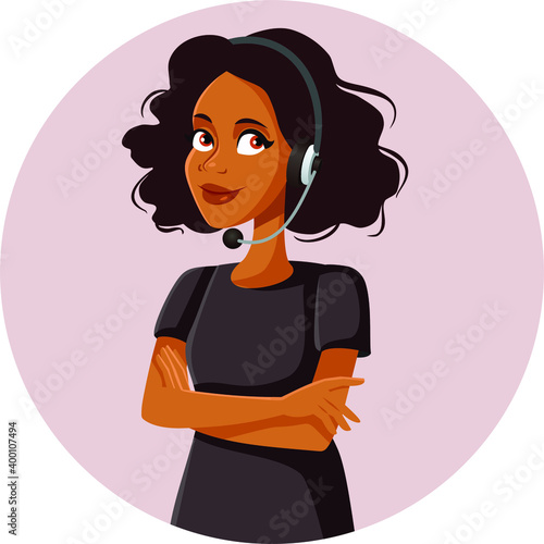 African Female Customer Services Agent