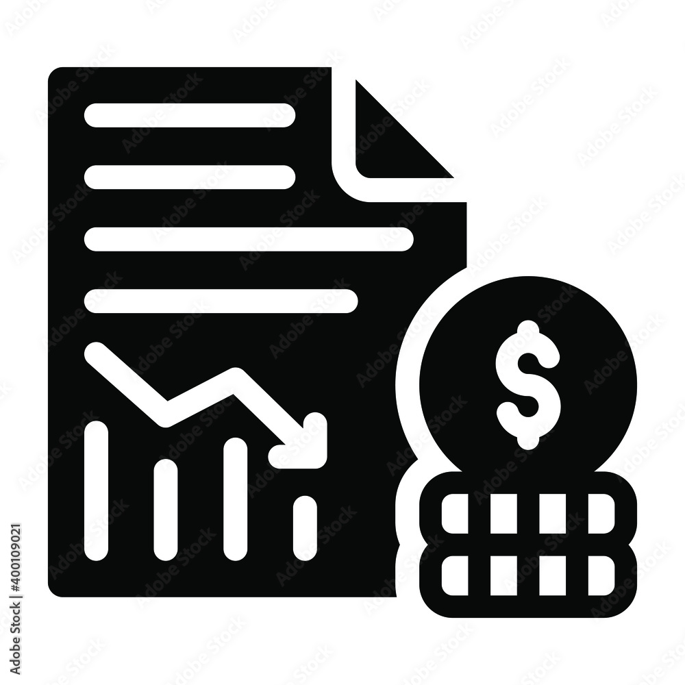 A bar chart with decreasing arrow linear icon of financial decrease
A bar chart with decreasing arrow linear icon of financial decrease