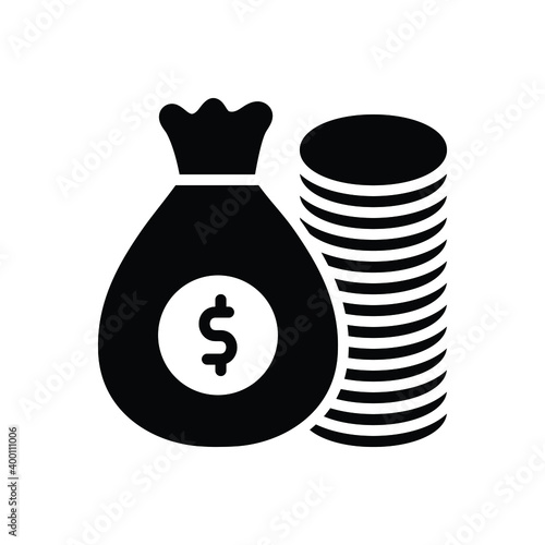 Black solid icon for rich
