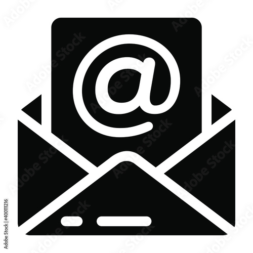  Email linear editable icon 