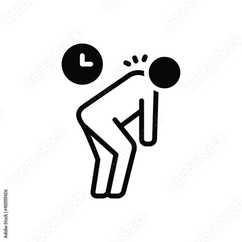 Black solid icon for since
