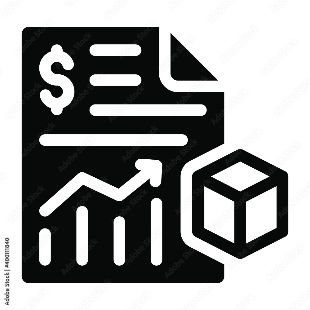 Three dimensional cube showing financial chart in linear icon
Three dimensional cube showing financial chart in linear icon