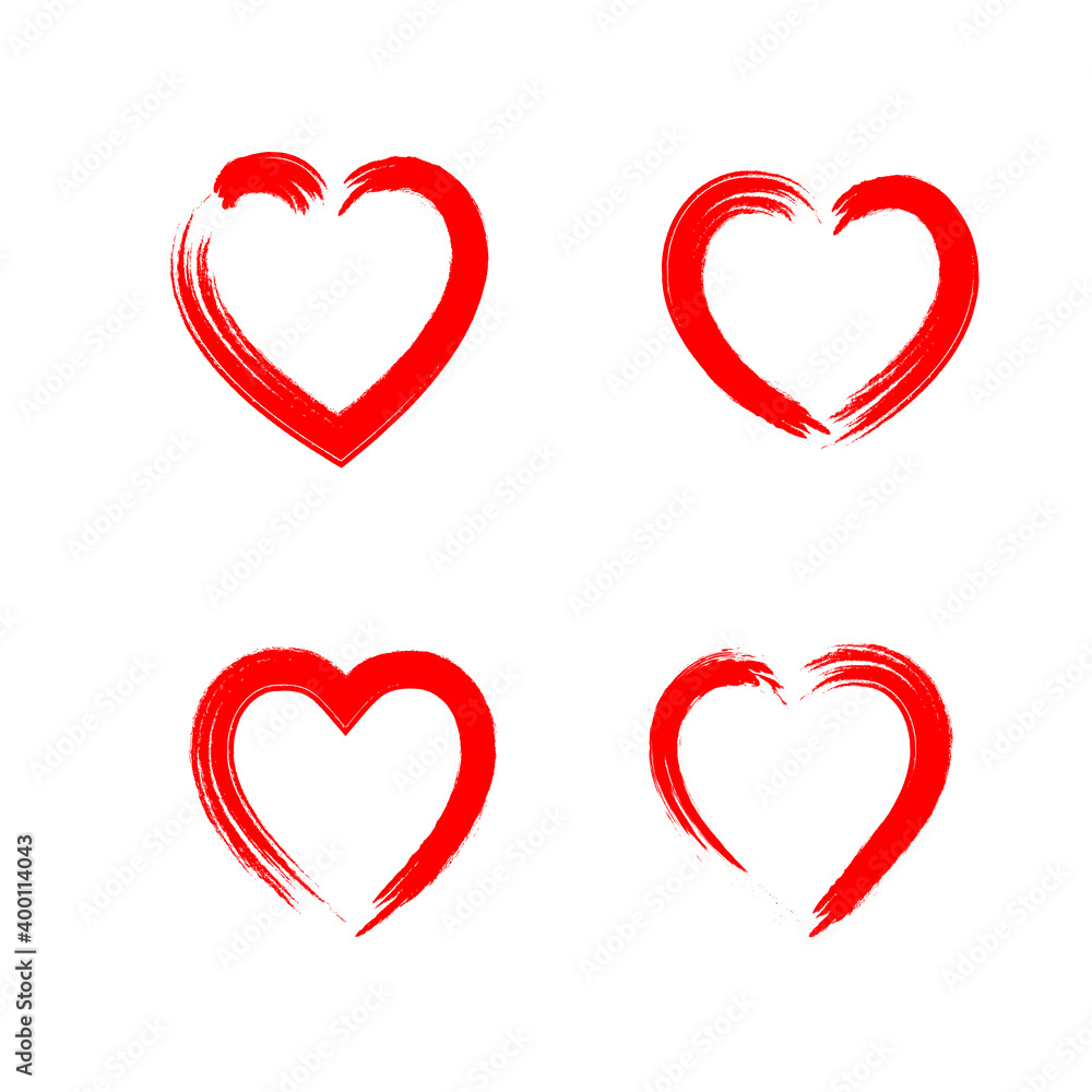 Heart doodles. Hand drawn hearts. Design elements for Valentine's day. Vector EPS 10. Heart doodles. Hand drawn hearts. Design elements for Valentine's day. Vector EPS 10.