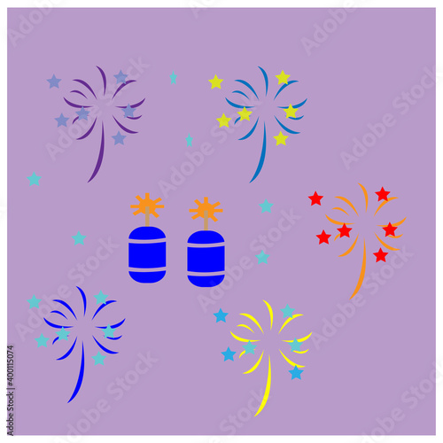 Knick knacks vector icon design background