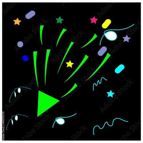 Knick knacks vector icon design background