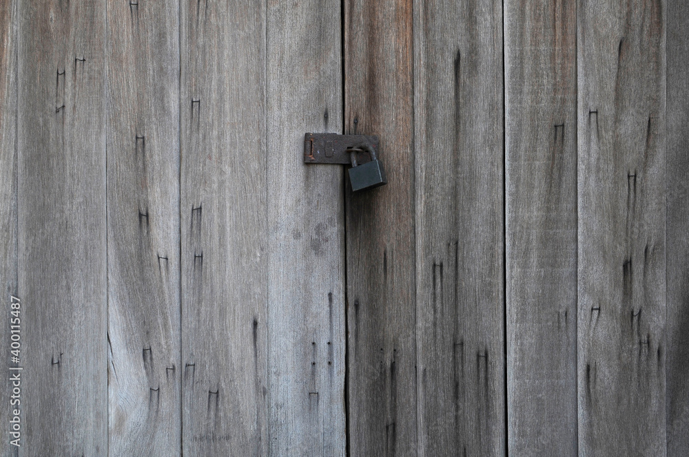 old wooden door with lock old wooden door with lock
