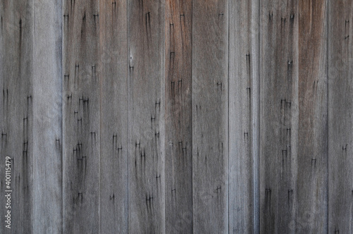 old wood plank with rust nails texture abstract background