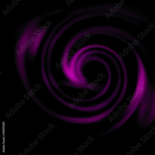 beautiful abstract purple square background in the form of a mysterious vortex curl in a spiral