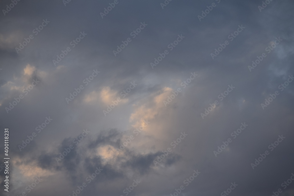 Obraz premium Natural cloudy/rainy sky