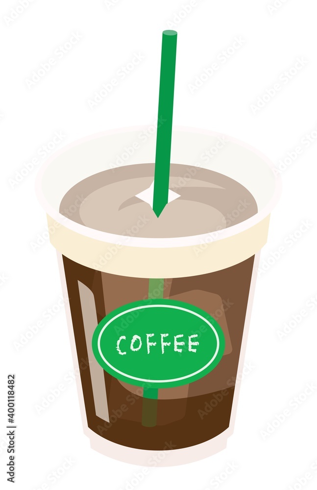 カフェのアイスコーヒー カフェのアイスコーヒー