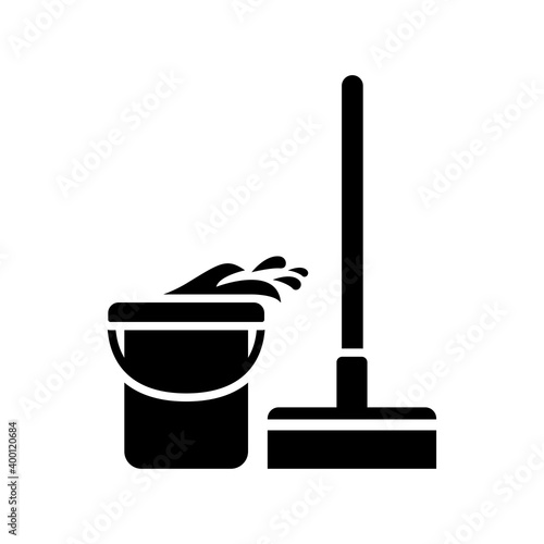 cleaning service equipment icon vector illustration design