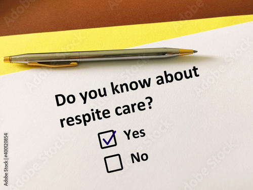 Vászonkép Questionnaire