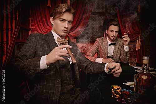 Photography players in the casino