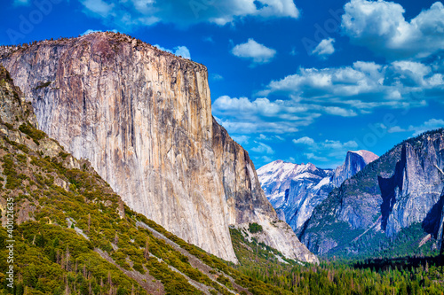 Quadro em tela Yosemite Tunnel View