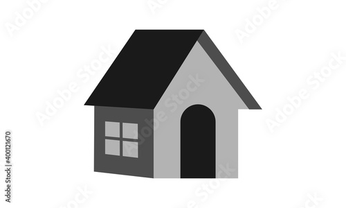 Simple house illustration vector