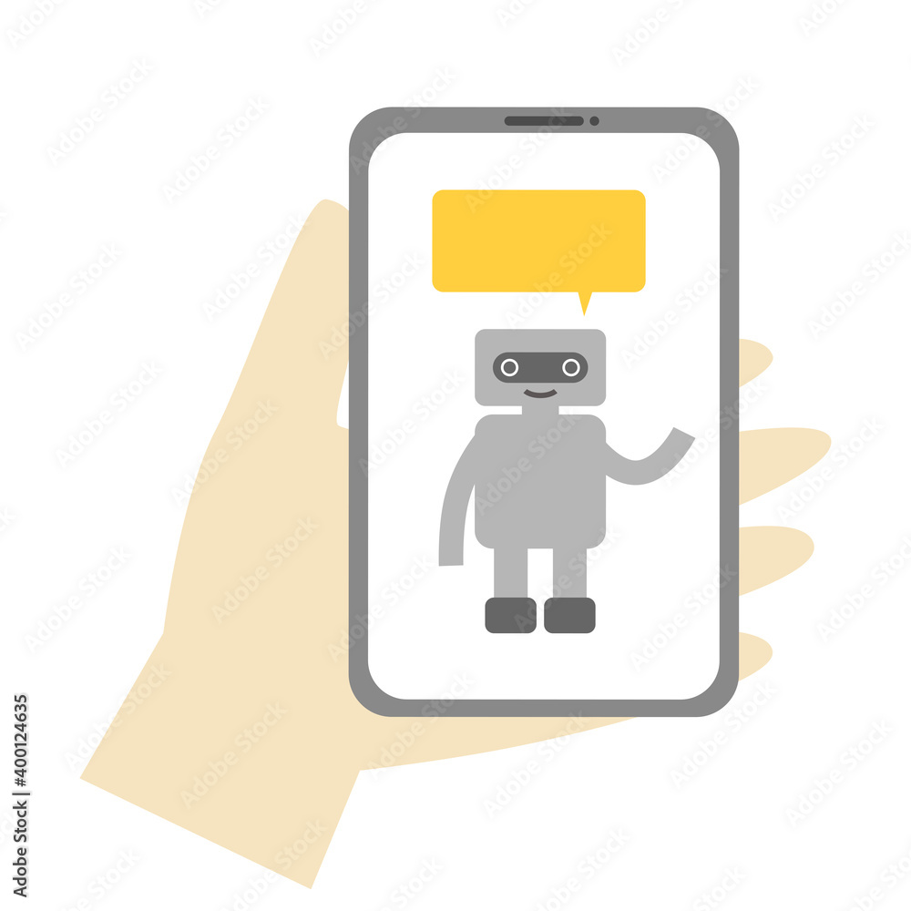 Fototapeta premium CHAT BOT