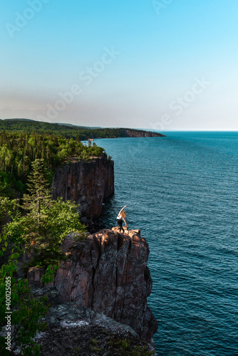 Palisade Head on the north shore of Lake Superior in Minnesota.  photo