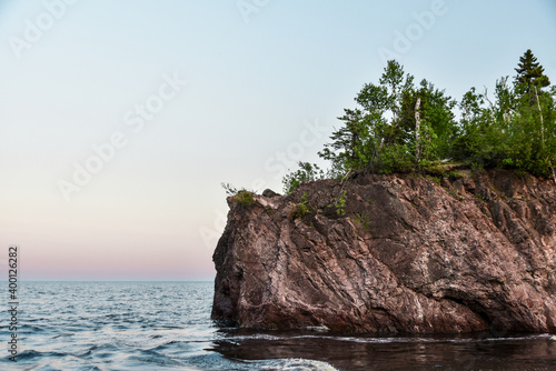 Tettegouche State Park on the north shore of Lake Superior in Minnesota.  photo