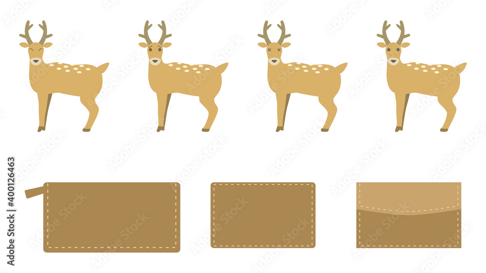 鹿と革製品