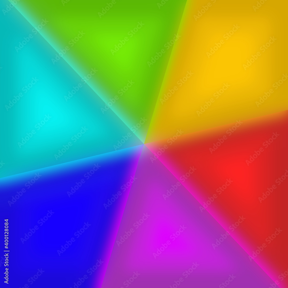 colorful abstract background in the form of triangles