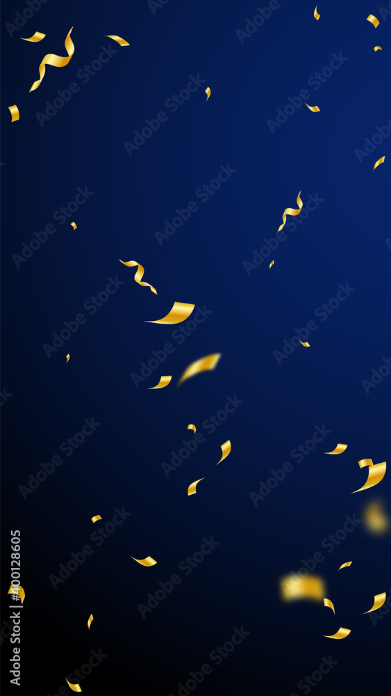 Streamers and confetti. Gold streamers tinsel and Streamers and confetti. Gold streamers tinsel and