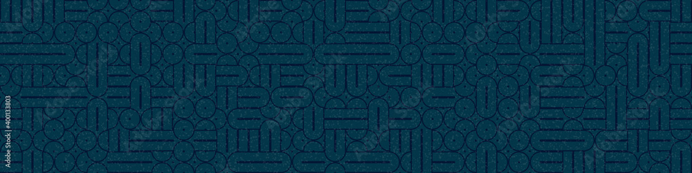 Fototapeta premium Abstract Geometric Pattern generative computational art illustration