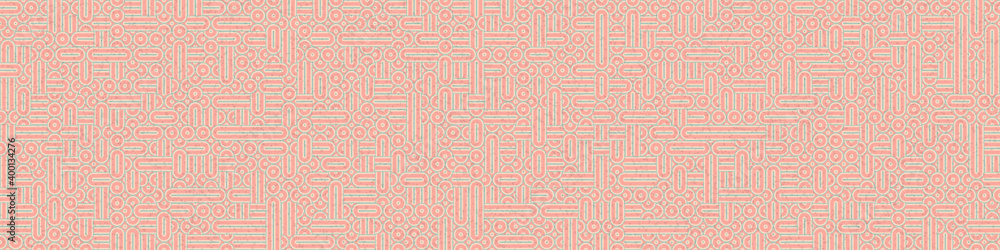 Fototapeta premium Abstract Geometric Pattern generative computational art illustration